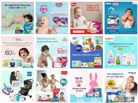 Baby Products Offer - upto 60%